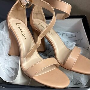 Lulu's Women's Tan Heeled Sandals